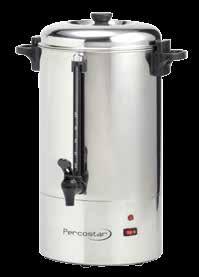PERCOLATORS The Animo percolators and Percostar percolators are semi-automatic coffee makers which function according to the percolator principle.