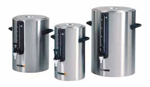 For this Animo has beverage containers with and without insulation and electrical temperature control. Read more about this on page 10.