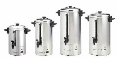 GB Percolators The Percostar percolators are semi-automatic coffeemakers which function according to the percolator principle.