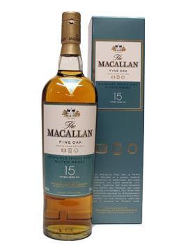 Macallan 15y fine oak Colour : rich straw Nose: subtile, full, hint of rose and cinnemon Palate: medium-sweet,