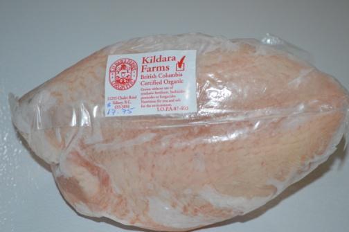 Weight 4 to 6 lb each. Chicken Breast Organically raised. Double breast bone-in with attached skin.