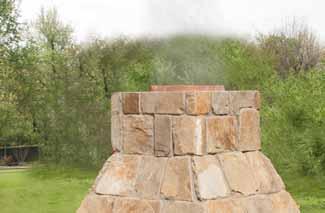 Page 14 Patio Series Patio Series fireplaces offer the quality, durability, and performance advantages of the Stone Age fireplace,