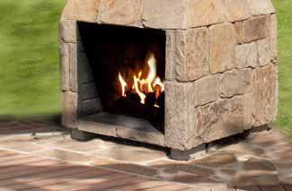 The Patio Series also offers the widest range of sizes available, with 24, 36 or 48 firebox opening widths, and an overall height of