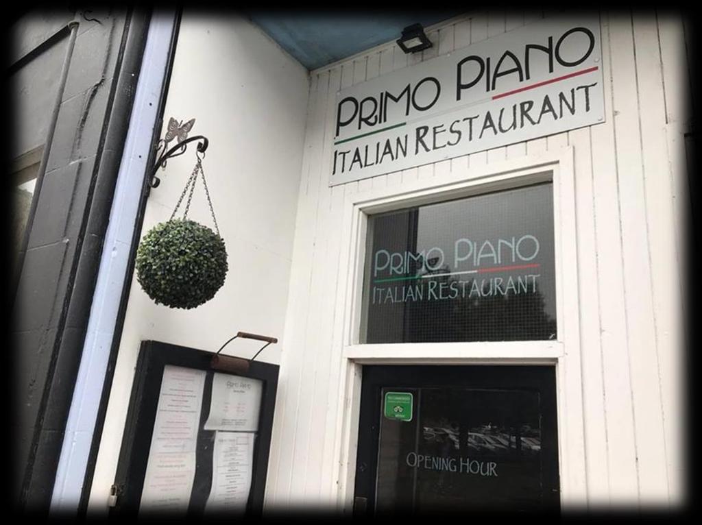 Primo Piano 103 Queensberry Street, Dumfries, DG1 1BH Providing authentic, modern Italian cuisine, Primo Piano is situated in the heart of Dumfries.