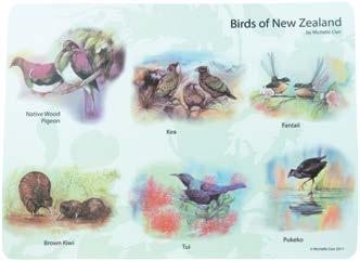 Birds of New Zealand Line Extension Designed by Michelle Clair Michelle