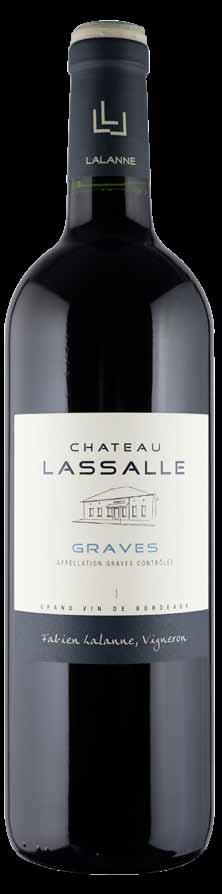 Château Lassalle Red L Esprit de Lassalle Red Gold medal 2017 Macon French Wine Competition Blend 60% Cabernet Sauvignon 40% Merlot 12 months in oak barrels (30% new) Yield 45