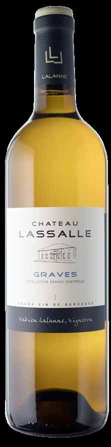 Château Lassalle White Esprit de Lassalle White Silver medal Winemakers competition independent 2017 Blend 50% Sémillon 50% Sauvignon 8 months in oak barrels Yield 45 hectoliters/hectare Tasting The