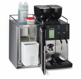 Evolution Plus: version with milk system. The CF milk system Drinking habits change, and that s also true of coffee; indeed coffee specialities are now the in -thing.