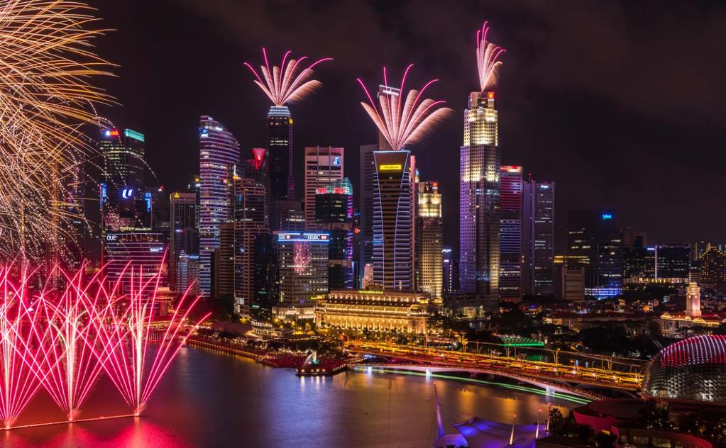 Ring in 2019 at The Fullerton Heritage Precinct, The Heart of The Largest Countdown Celebration Happening at Marina Bay The Fullerton Hotels Singapore offer the most captivating views to catch the