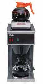 BREWED L/HR CAFE0AP30A000 Pourover Airpot Brewer, 2.2 L 63.19cm x 23.19cm x 45.41cm 18.5 kg 22.7 CAFE0PP30A000 Pourover Single, Low Profile Thermal Carafe 44.78cm x 23.