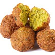 MENU IDEAS Falafel can be used as an appetizer, side dish, or main dish and can be infused with all different spices