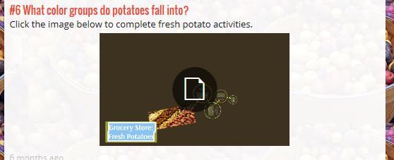 #6 In which color groups are these potatoes?