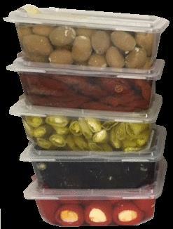 72 150 3118 Livo Natural Kardoula Peppers Stuffed with Cheese 17 Plastic Tray 8 12589