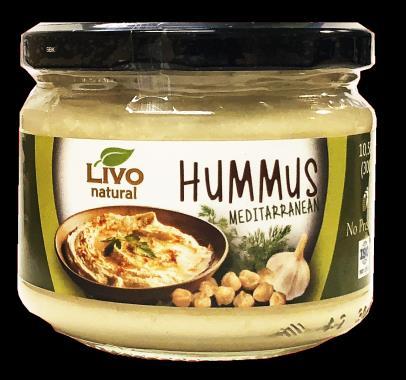 7 378 3104 Livo Natural Hummus - Dried Tomato 10.