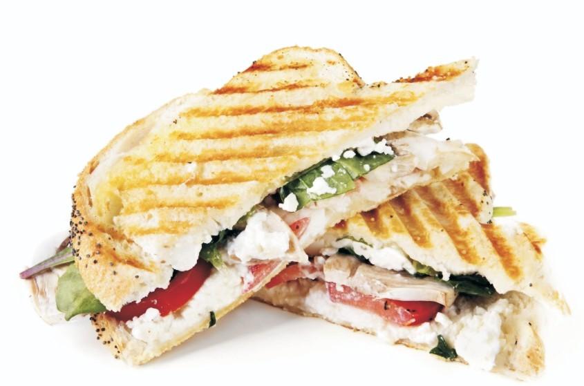 All Panini Sandwich are on Sourdough Add A Side for $1.85: Chips, Pasta Salad, Potato Salad, or Fruit Add A Small Soup: Substitute SOY Chicken for $1.85 Turkey Panini $7.