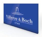 DISPLAY Logo with lighting Logo for outdoor use (custom-made on request)* Light box, one-sided for wall-mounting Dimensions (w x h x d) 94 x 52.