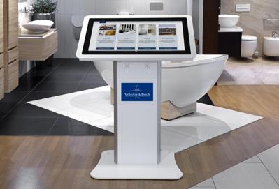 DISPLAY DigiPos display Display unit with touch screen, column and base plate Dimensions (w x h x d) 86 x 125 x 55 cm Art.-No.
