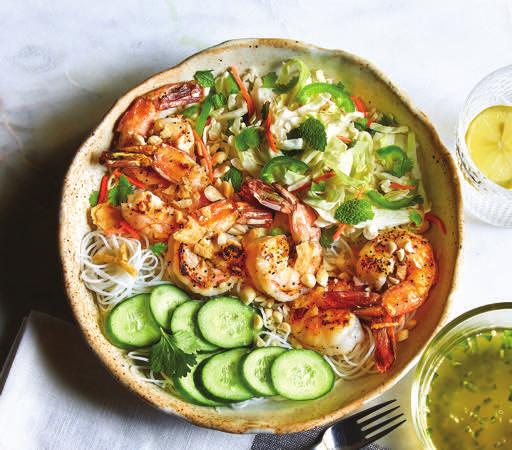 MEAL KIT Discover more meal kits on the app strainer, then run under cold water for 20 30 seconds to stop the cooking. Shake off excess water and set aside. 4. Prep shrimp.