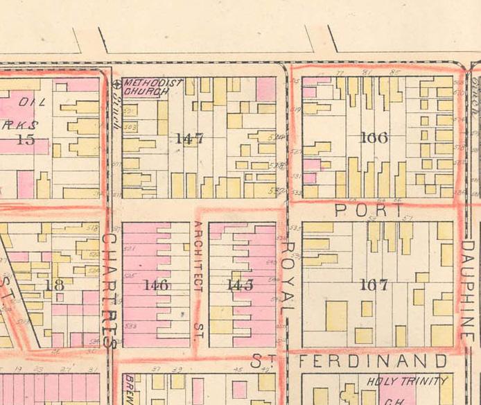 2627-29 Chartres Street, New Orleans, LA - Page 8 MAPS ROBINSON S ATLAS MAP OF CITY OF NEW ORLEANS 1883 Thirty maps comprise Robinson s Atlas of the City of New Orleans, Louisiana, published by E.