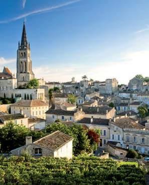 RED BORDEAUX SAINT EMILION Saint Emilion is the other prestigious appellation on the Right Bank bordering Pomerol to the west. The wines are made of mainly Merlot and Cabernet Franc.