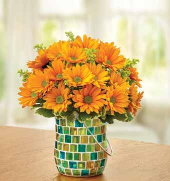 FALL & HOLIDAY VENDOR REF DESCRIPTION SUBSTITUTION UNIT QUANTITY BloomNet 5" H Mosaic Candle Holder Each 1 with Tealight PC #89262 - Codified Daisy