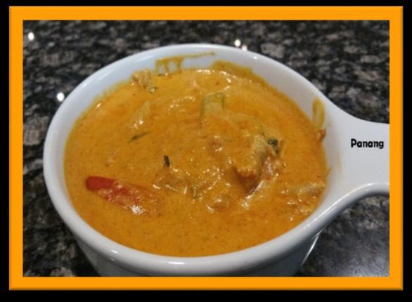 Curries Yellow Curry 8.95 Choice of chicken, beef, or pork with potato, carrot, onion in yellow curry and coconut milk Panang 8.