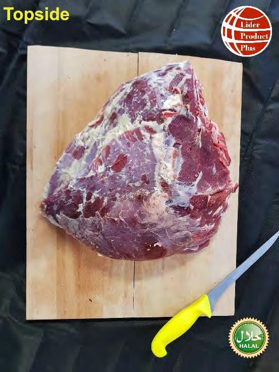 Topside Description: Part of the beef carcass, located in the