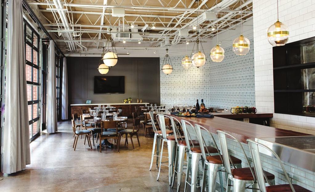 OUR SPACES THE TRIBUTE ROOM THE TRIBUTE ROOM: CAPACITY: Seated 90 / Reception: 125 The Tribute Room at Culinary Dropout 7th Street is the ideal space for your next private event.
