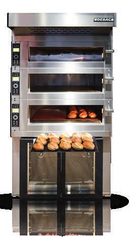 The oven opening time is shortened and the energy loss is thereby signifi cantly reduced.
