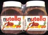 ALL Nutella Hazelnut Spread twin pack 2/26.5 oz., unit 4.50 09800-89225 30000-ALL Cinnamon Toast Crunch 12/12 oz., unit 2.83 Kix 10/18 oz., unit 3.