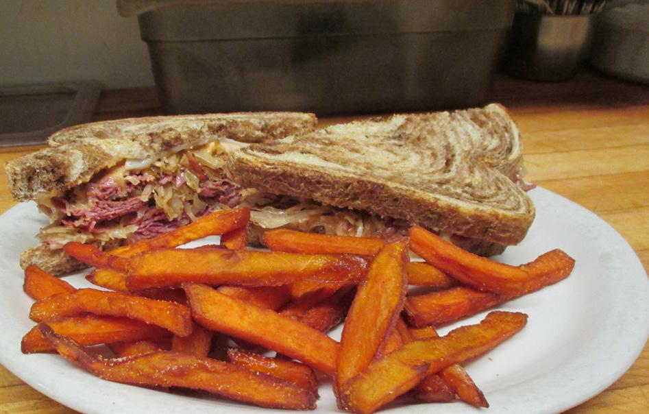 DESIGNATED HITTERS All sandwiches served with fries. Add Homemade Onion Rings, Coin Fries, or Sweet Potato Fries for 1.