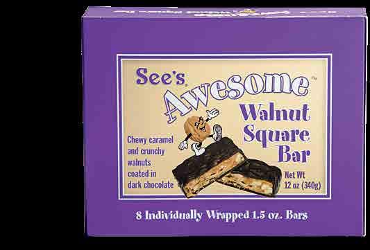 Bars and satisfying Walnut Square Bars. 8 per box. See s Awesome Nut & Chew Bars 12 oz $11.