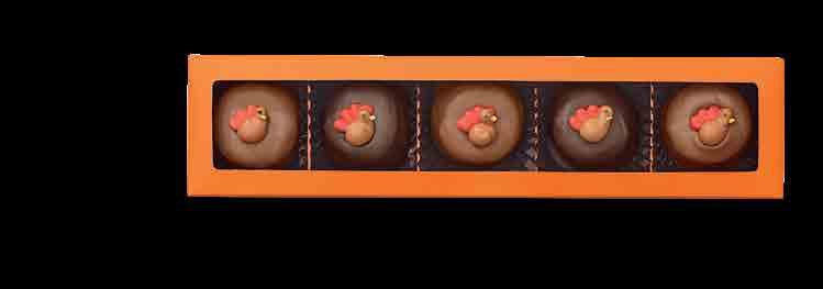 6 per box. 4 oz $6.90 #9637 Cranberry Orange Truffles Too yummy to resist.