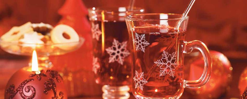 HOLIDAY CHEER BEVERAGE STATION Prices are per person Sparkling white cranberry $2 pomegranate punch Sparkling pear and cider punch $2 Signature eggnog $3 Hot chocolate, whipped cream, $4 chocolate