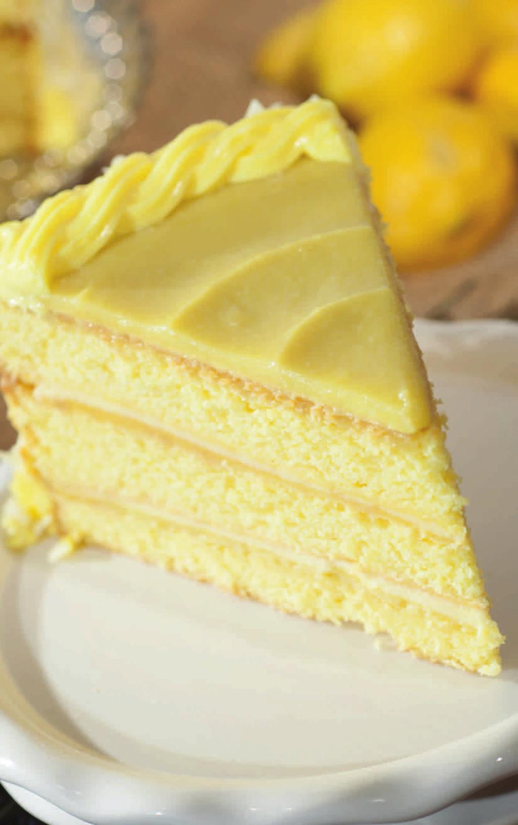 MOLLY S LEMON LAYER CAKES This best seller is baked with fresh Florida lemon juice poured into each