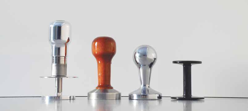 Tampers Adjustable polished stainless steel dynamometric tamper Made by Nuova Ricambi.