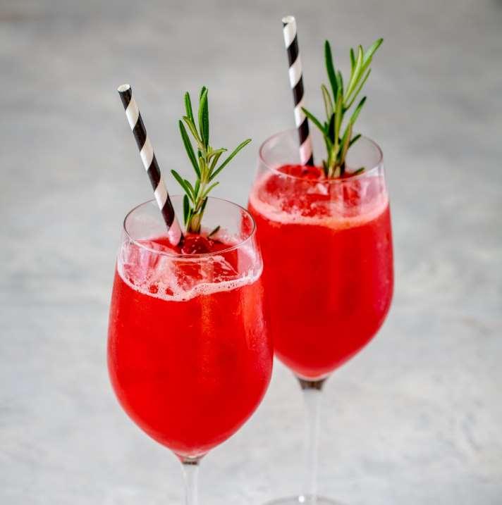 Mocktails Raspberry Shrub 4.16 A shrub is a non-alcoholic cocktail made popular during the British colonial era, when vinegar was used to preserve fresh fruit.