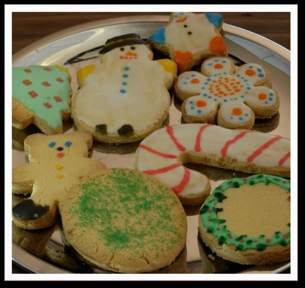 Cutout Cookies Here is fun for either the little ones, or even older kids-at-heart.