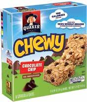 ) Quaker Chewy Bars 5-8 ct.