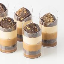 diameter ) Chocolate, Mandarin, Salted Caramel Tube (gluten & nut free) Flourless chocolate sponge