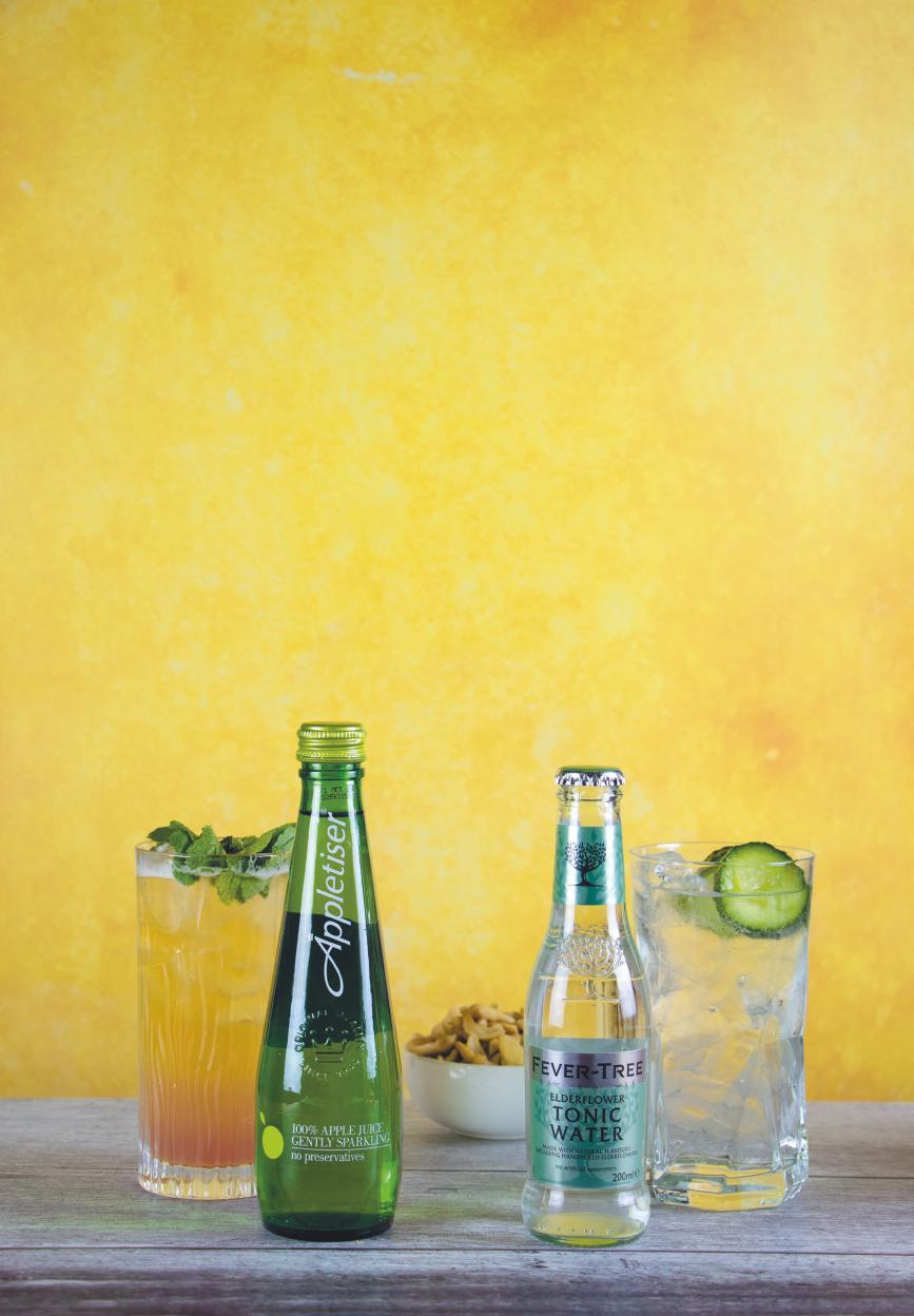 Appletiser Fever-Tree Lightly carbonated and made with 100% fruit juice, Appletiser has been refreshing people in Great Britain for over 30 years.
