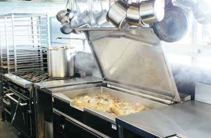 The ovens are used for everything from baking fresh bread to steaming crab, to roasting bones for stocks or roasting veggies for service.