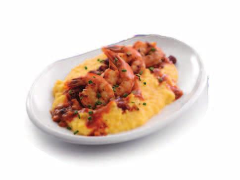 Shrimp and Cheese Grits featuring CHEF-MATE Basic Cheddar Cheese Sauce Finally, you want to maximize your new signature s potential in every possible way, boosting its appeal to your patrons as well