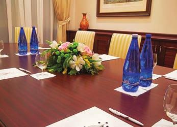 It is ideal for smaller private meetings,