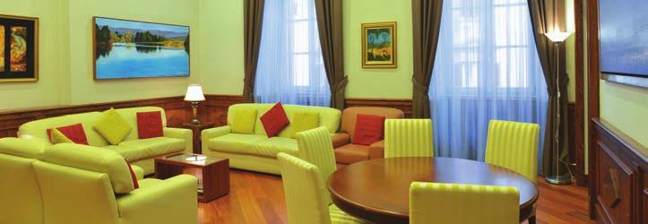 Located on the 1st floor this elegant room houses a collection of paintings by renowned
