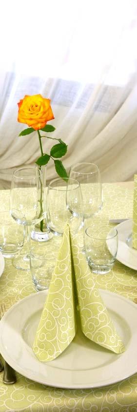 THE COMPANY Ventidue is a young company on the sector of the disposable tablecloths and napkins for the HO.