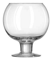 These variations are inherent in the art of hand-made glassware and should not be seen as defective. Please consider this prior to purchasing. Super Schooner No. 3407 θ 60 oz./1.8 L.