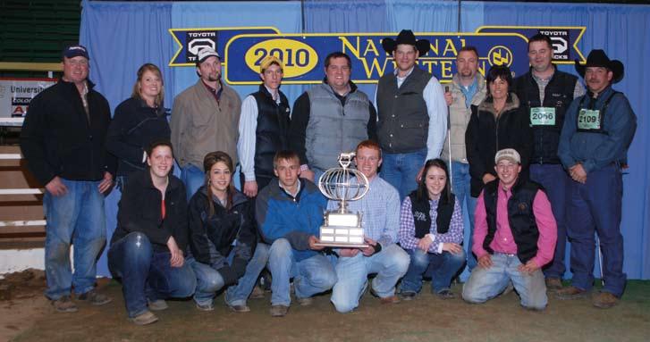 41st National Show Dedicatees Herdsman of the Year Robyn & Ryan Samsel, Cloverdale, Ind.