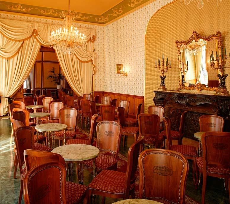 gold salon The Gerbeaud Café s magnificent salons with their 1910s interior can serve as as the venue for your event.