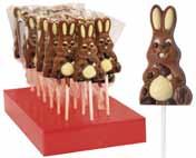Gwynedd Confectioners Chocolate Lollipops Price Unit Barcode Gwy21 S Easter Bunny with Carrot Lollipop 18 x 35g 16.00 0.